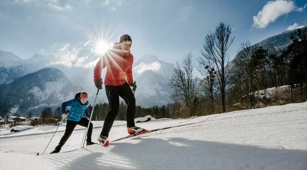 V Salcburském Saalachtalu jsou skvělé podmínky i pro běžecké lyžování nebo zimní turistiku