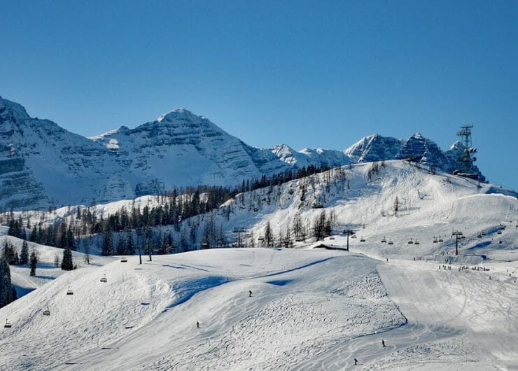Zimní Salcburský Saalachtal je oblíbenou destinací pro dovolenou nejen na lyžích