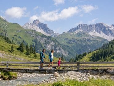 Letní výlet s rodinou v Riedingtalu v Salcburském Lungau