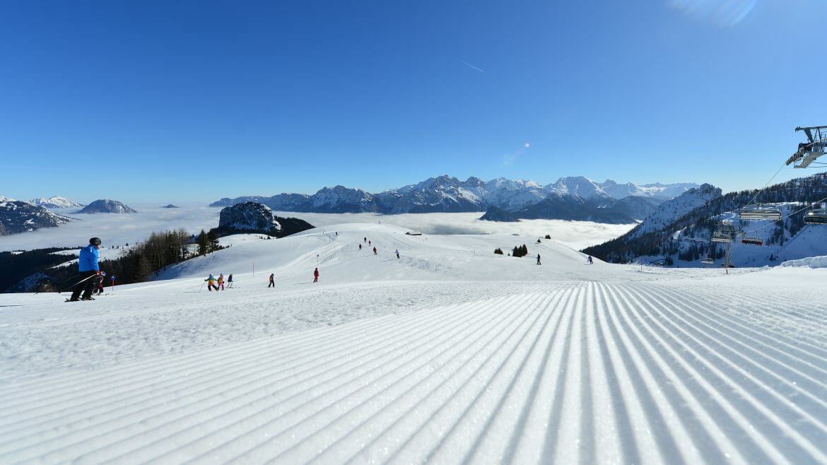 V zimě je region Salcburský Saalachtal vyhlášenou lyžařskou oblastí s perfektně upravenými sjezdovkami, snowparky i běžeckými stopami