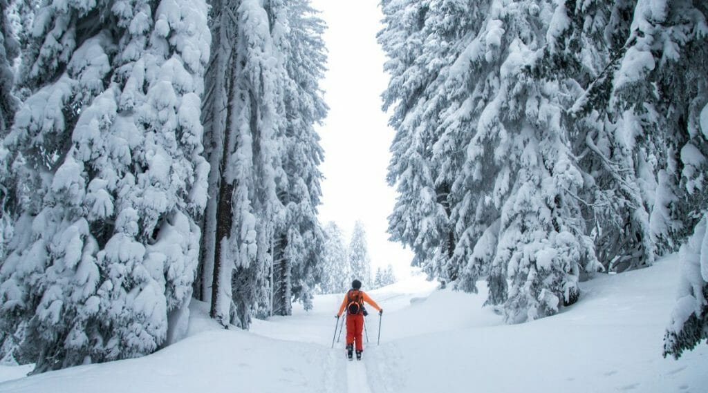 Hochkönig nabízí i perfektní terén pro výlety na lyžích hluboce zasněženou krajinou