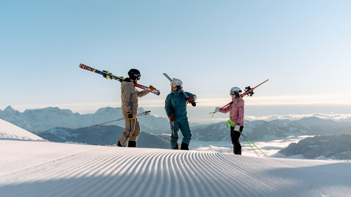 Ski ALPIN CARD umožňuje přístup do tří top lyžařských regionů s celkem 408 kilometry sjezdovek