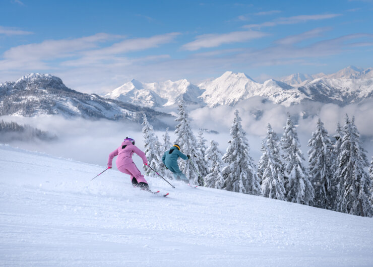 ski-skifahren-stjohann-snowspacesalzburg Lyžování v St. Johann v Salcbursku