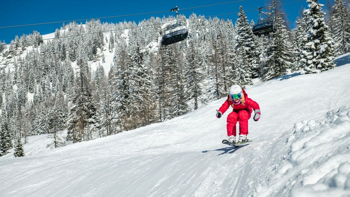 Salcburský sportovní svět a jeho sjezdovky jsou ideální i pro rodiny s dětmi, které se tady pocvičí v technice lyžování
