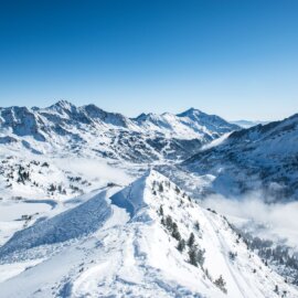 Zimní panorama v Obertauern