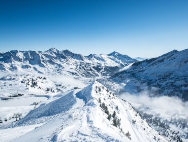 Zimní panorama v Obertauern