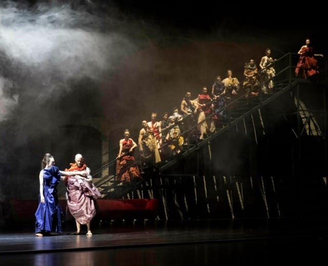 Vystoupení Emanuel Gat Dance Company s názvem "Träume" na Velikonočním festivalu "Osterfestspiele" v Salcburku