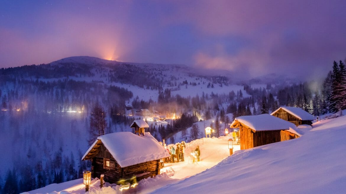 Rekreační oblast Katschberg nabízí milovníkům zimních vycházek sedmikilometrovou okružní trasu v nadmořské výšce 1750 metrů