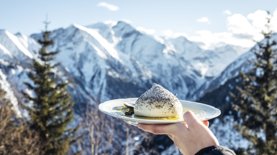 Germknödel chutná nejlépe s výhledem do dálky