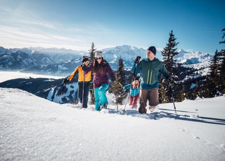 Turistika na sněžnicích v Zell am See-Kaprunu