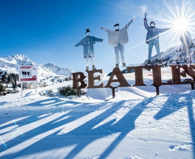 V roce 1965 legendární kapela The Beatles vybrala Obertauern pro natáčení filmu HELP!