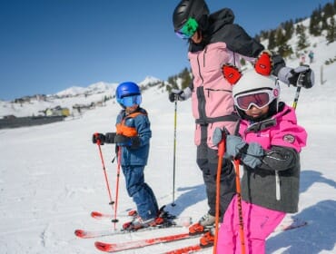 Děti se naučí v Obertauern lyžovat na zábavných sjezdovkách, kde je vždy dost sněhu