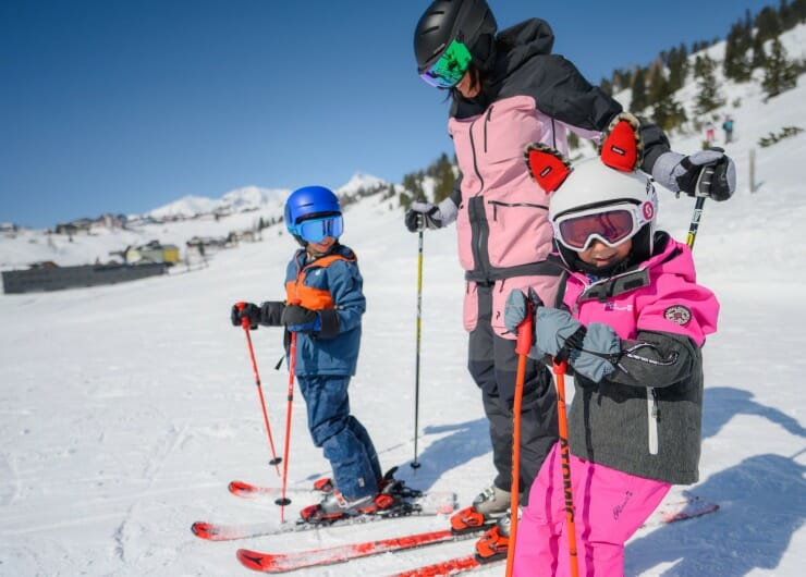 Děti se naučí v Obertauern lyžovat na zábavných sjezdovkách, kde je vždy dost sněhu