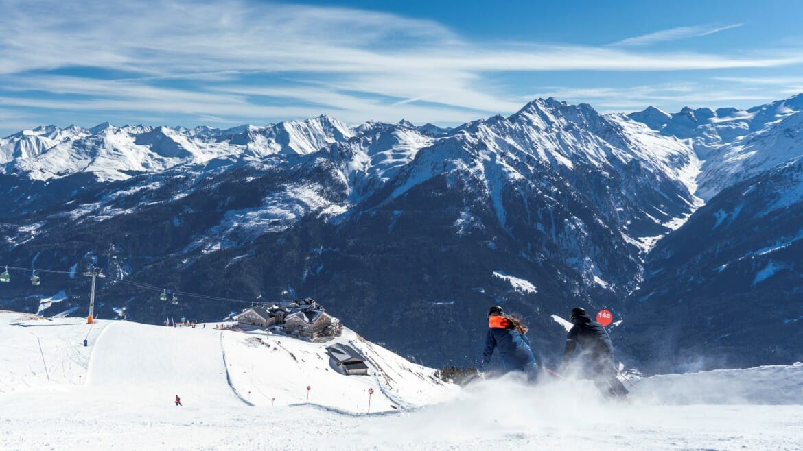 Ve Wildkogel-Areně budete vždy lyžovat s výhledem na impozantní svět hor