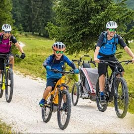 Rodinná dovolená na kolech v Salcburském Saalachtalu