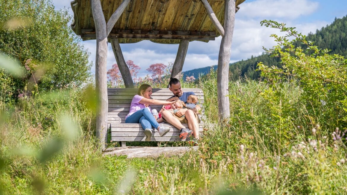 V idylické přírodě Salcburského Lungau si odpočine celá rodina v blahodárném alpském klimatu uprostřed kvetoucích luk