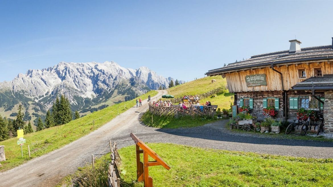 V krásné alpské krajině ve výšce 1597 m nad mořem leží "Bürglalm", kde roste spousta bylinek