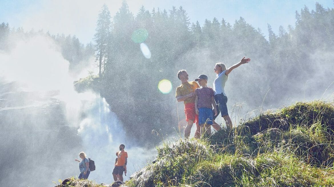 Krimmelské vodopády v Národním parku Vysoké Taury mají pozitivní efekt na lidské zdraví