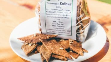 Z původní odrůdy žita v bio kvalitě vznikají v Salcburském Lungau také celozrnné keksy