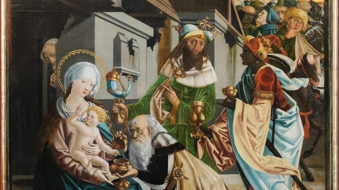 Badatelé se domnívají, že kudrnaté blond vlasy Ježíška na oltářním obraze inspirovaly mladého kněze k napsání básně Stille Nacht, heilige Nacht