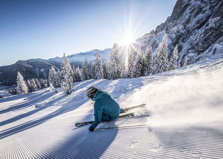 Překrásné kulisy pro zimní sporty v Dachstein West