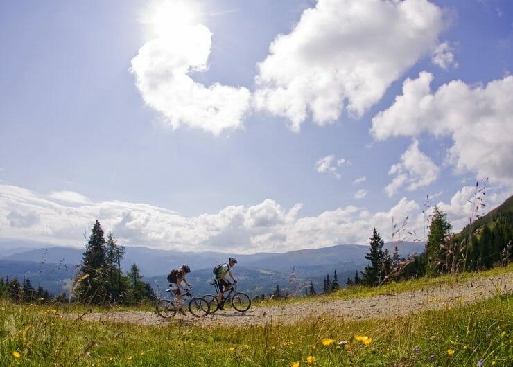 V Salcburském Lungau čeká pečlivě značená síť tras pro horská kola, elektrokola i gravel kola v horách a v údolí