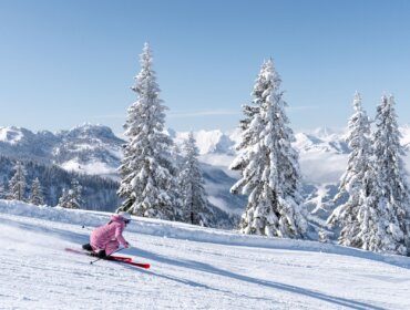 Bílá zima v St. Johann v Salcbursku