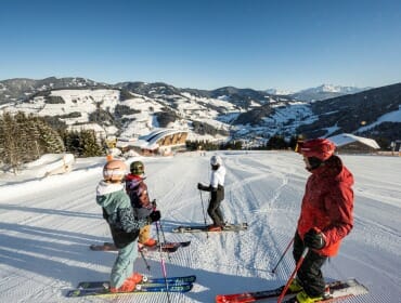 Ve Wagrainu-Kleinarlu je lyžování hračka. Pro děti jsou připraveny speciální svahy, atrakce a lyžařské školy