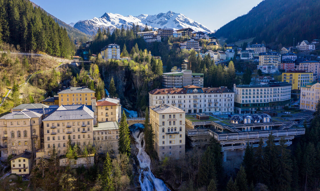 Gasteinský vodopád je jedním z nejznámějších v Rakousku a je symbolem města Bad Gastein