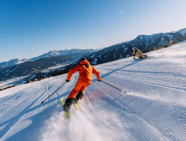 Lyžování na sjezdovkách všech stupňů obtížnosti ve Flachau