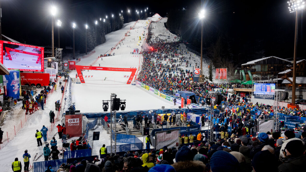 Flachau noční závody Světový pohár v lyžování