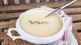 Krémová podzimní polévka z bulvového celeru