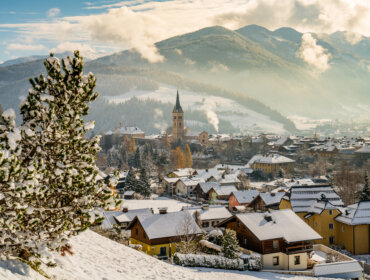 Zimní dovolená v historickém městečku Radstadt v Salcburském sportovním světě