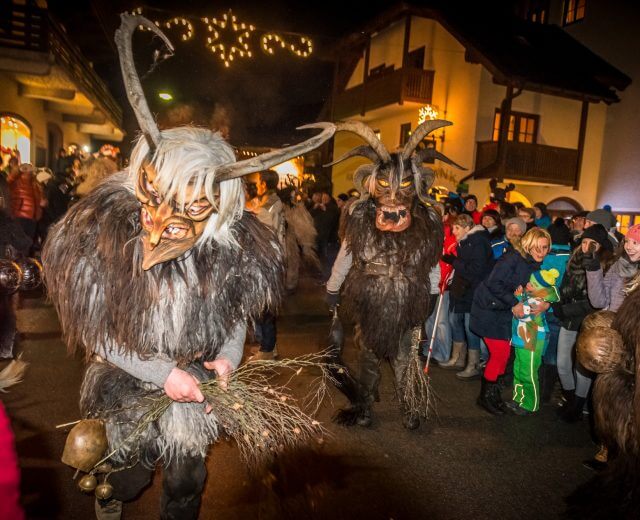 Adventbrauch im Salzburgerland - der Krampuslauf.