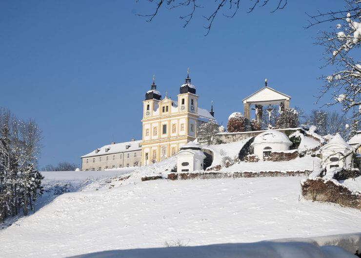 Wallfahrtskirche Maria Plain im Winter