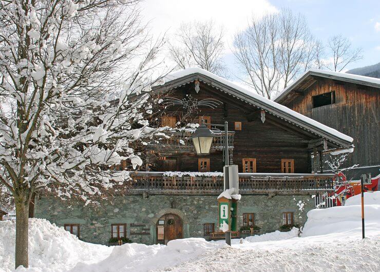 Klausnerhaus in Hollersbach im Winter