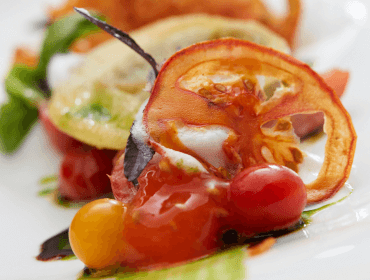 Geschmortes Gemüse feines Gemüsegericht mit Tomaten