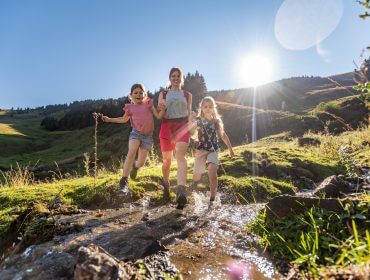 © SalzburgerLand Tourismus, Christian Lorenz "Wandern in Maria Alm";}}i:1;s:216:"Familienurlaub,Sommer,fröhlich,Kinder,Maria Alm,Hochkönig,Pongau,dafür leben wir,Jagglhütte,Almhütte,Blumen,wandern,Almsommer,Bergpanorama,Wanderung,Landschaft,Zooom,Bach,Wasser,Mama mit Mädels,springen,springt";}
