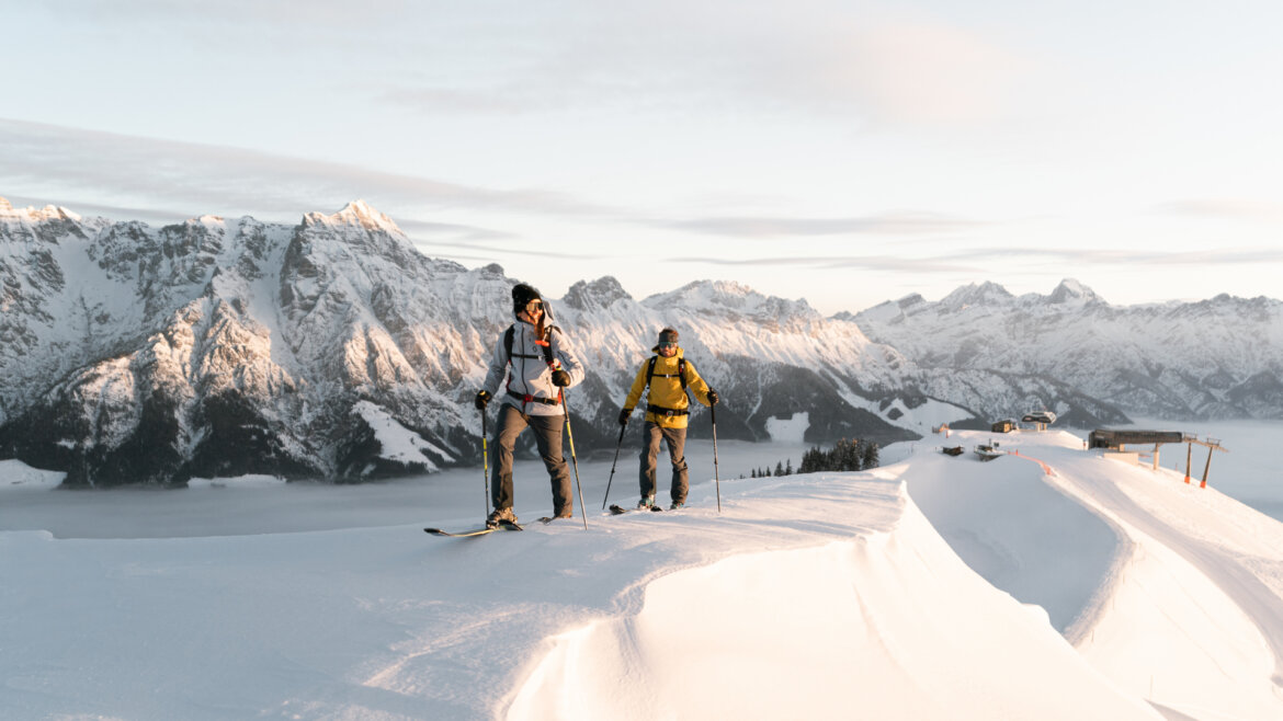 Schritt für Schritt geht es auch im Winter den Berg hinauf