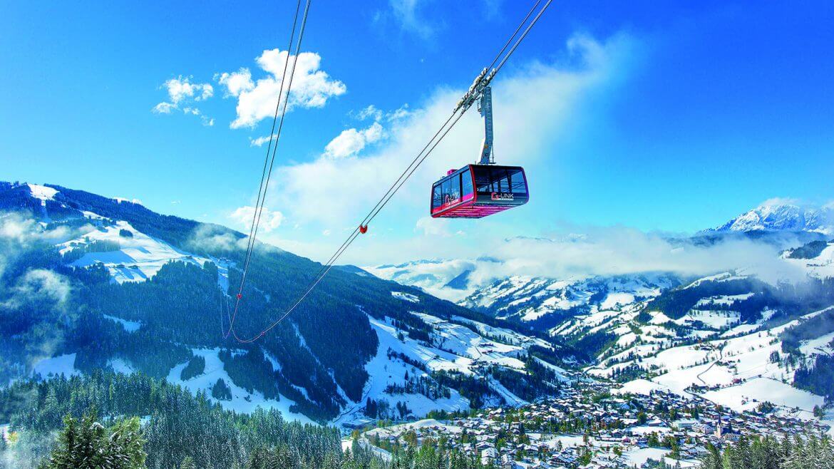 Wagrain-Kleinarl im Winter mit G-Link Gondel