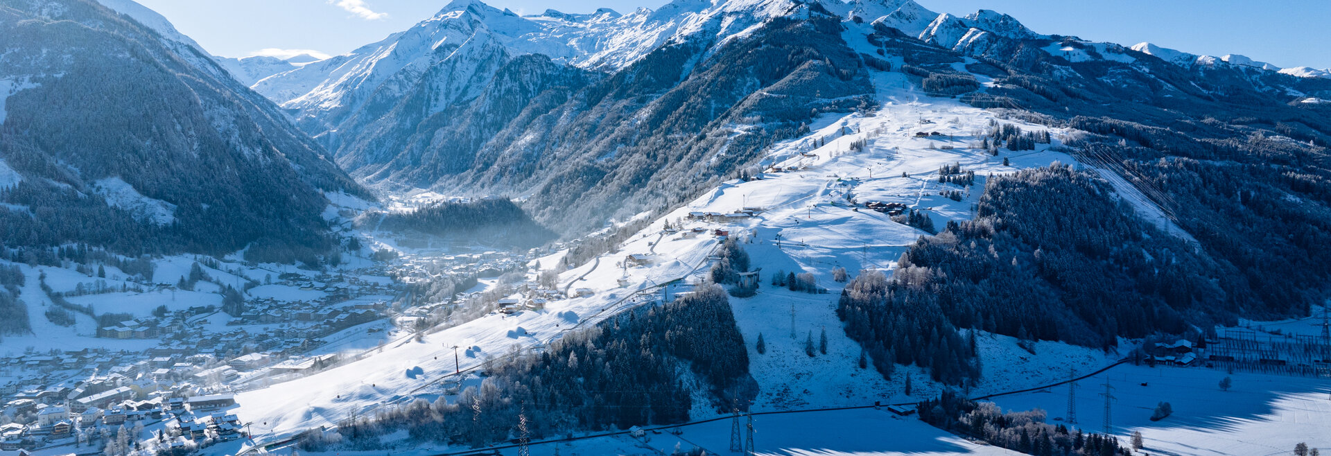 Glezscherskigebiet und Maiskogel Kaprun im Winter