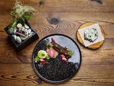 Köstliche Gerichte auf dem Teller