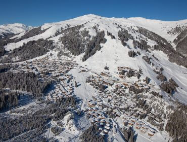 Ortsansicht Königsleiten Winter.