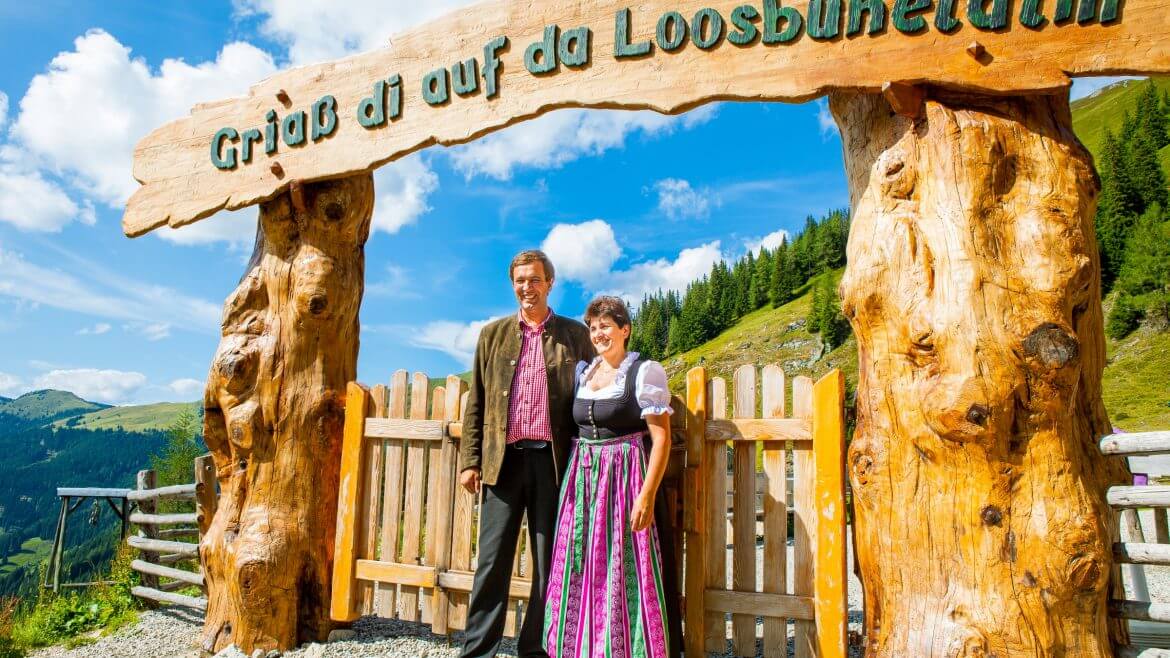 © Loosbuehelalm, Familie Rohrmoser, Griaß di auf der Loosbühelalm