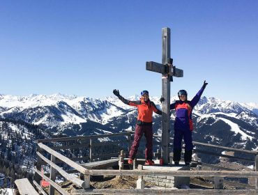 Klara Fuchs und Berghasen in Flachau