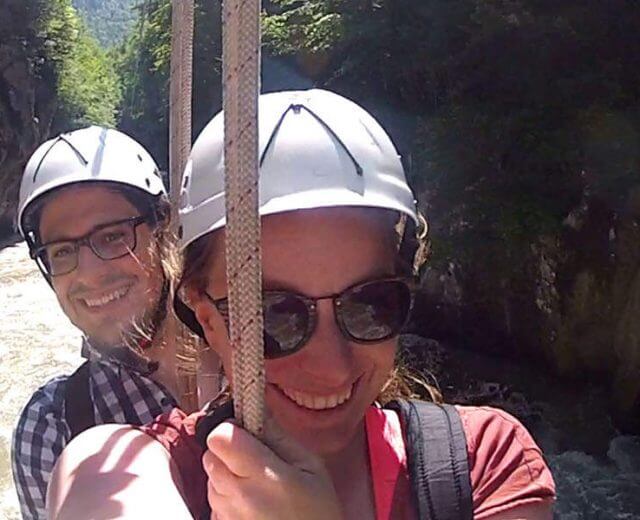 Entdecker-Fräulein-Flora Flying Fox in den Gollinger Salzachöfen