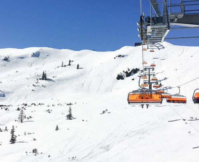 Klara Fuchs und Berghasen in Flachau