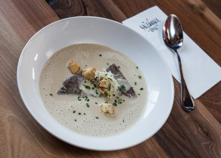 Die Semmelkrensuppe von der Herzerlalm