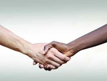 Multi-Ethnic Handshake