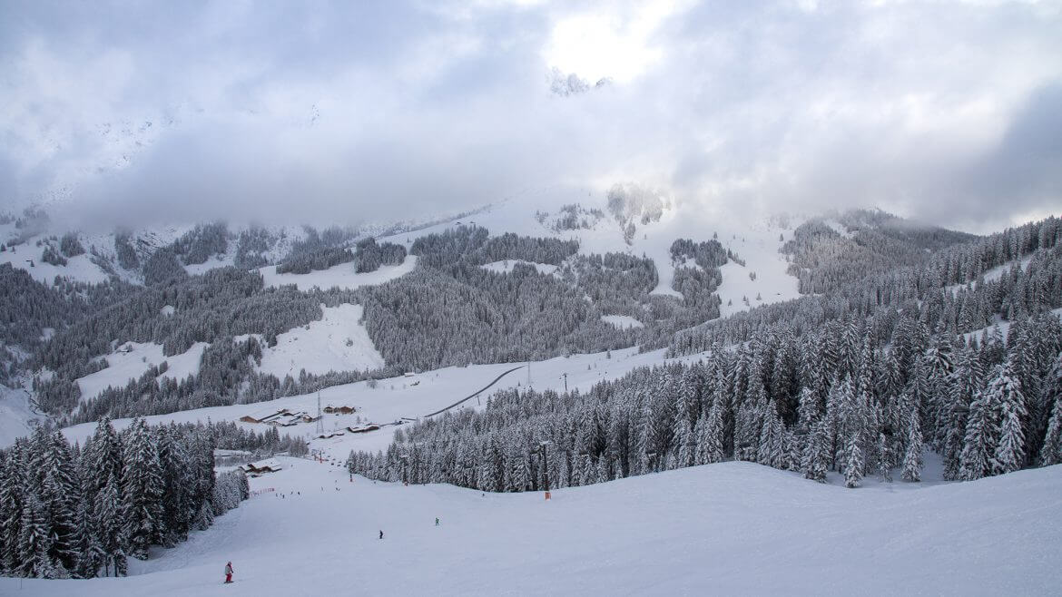 Schneelandschaft in der Region Hochkönig